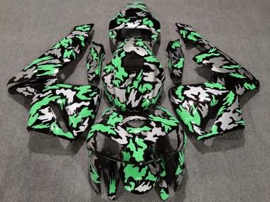 Honda CBR600RR Motorrad Verkleidung 2005-2006 - Camouflage Hellgrun