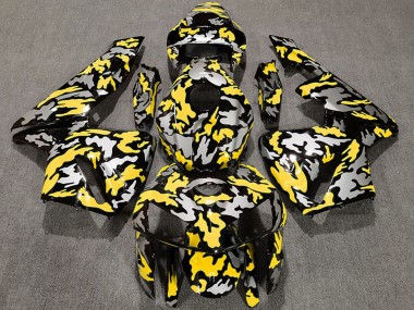 Honda CBR600RR Motorrad Verkleidung 2005-2006 - Camouflage Gelb