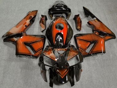 Honda CBR600RR Motorrad Verkleidung 2005-2006 - Dunkel Orange