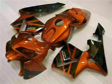 Honda CBR600RR Motorrad Verkleidung Kit 2005-2006 - Orange Schwarz