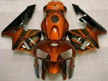 Honda CBR600RR Motorrad Verkleidung Kit 2005-2006 - Orange Schwarz