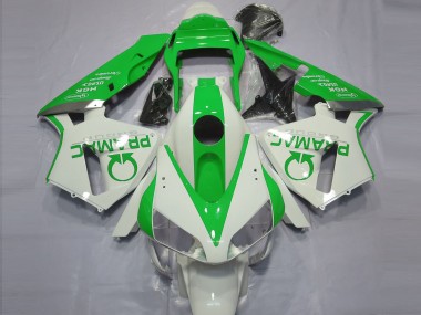 Honda CBR600RR Motorrad Verkleidung 2003-2004 - Weiss Grun Pramac