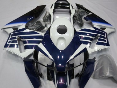 Honda CBR600RR Motorrad Verkleidung 2003-2004 - Weiss Blau Fade