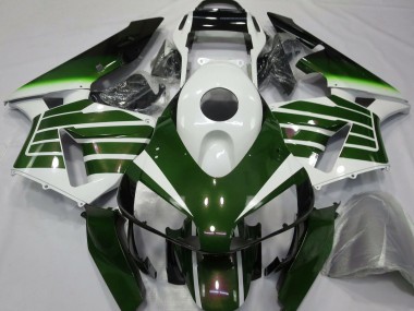 Honda CBR600RR Motorrad Verkleidung 2003-2004 - Weiss Grun Fade