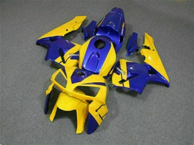 Honda CBR600RR Motorrad Verkleidung 2005-2006 - Gelb Blau
