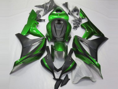 Honda CBR600RR Motorrad Verkleidung 2007-2008 - Grun Matt Schwarz