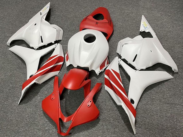 Honda CBR600RR Motorrad Verkleidung 2009-2012 - Weiss Rot