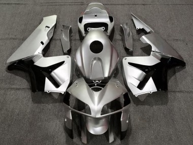 Honda CBR600RR Motorrad Verkleidung 2005-2006 - Matt Silber und Schwarz