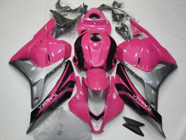 Honda CBR600RR Motorrad Verkleidung 2009-2012 - Silber Rosa Glanzendes Schwarz OEM Stil