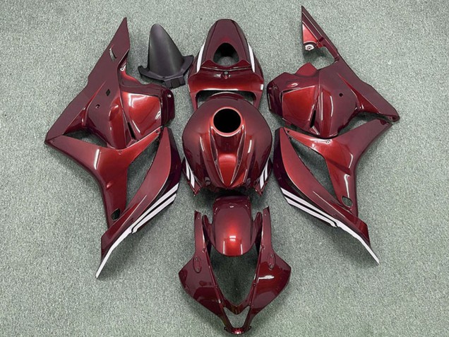 Honda CBR600RR Motorrad Verkleidung 2009-2012 - Kastanienbraun Rot
