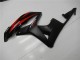 Honda CBR600RR Motorrad Verkleidung 2007-2008 - Rot Matt Schwarz mit Aufkleber
