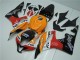 Honda CBR600RR Motorrad Verkleidung 2007-2008 - Orange Weiss Rot Glanzendes Schwarz Repsol