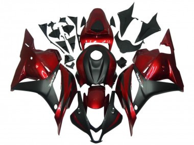Honda CBR600RR Motorrad Verkleidung 2009-2012 - Rot Matt Schwarz