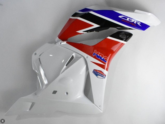 Honda CBR600RR Motorrad Verkleidung Kit 2009-2012 - Weiss Rot Blau