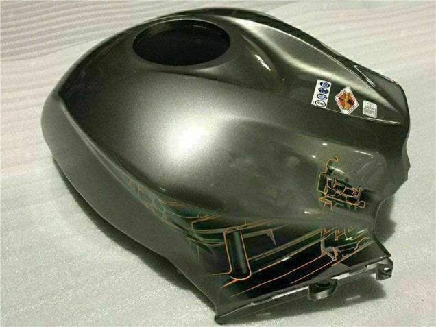 Honda CBR600RR Motorrad Verkleidung 2009-2012 - Weiss Orange Glanzendes Schwarz