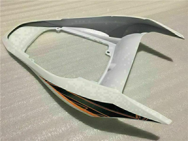 Honda CBR600RR Motorrad Verkleidung 2009-2012 - Weiss Orange Glanzendes Schwarz