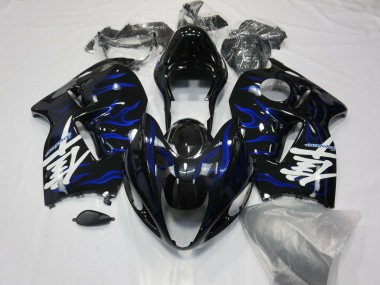 Suzuki GSXR 1300 Motorrad Verkleidung 1996-2007 - Blau Strudel