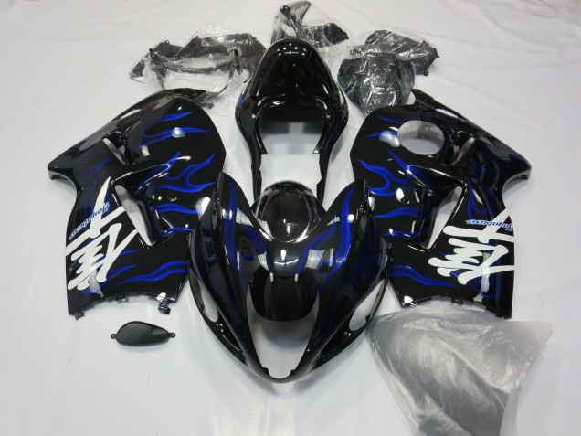 Suzuki GSXR 1300 Motorrad Verkleidung 1996-2007 - Blau Strudel