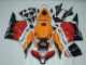 Honda CBR600RR Komplette Abs Verkleidung Kit 2009-2012 - Orange Weiss Rot Glanzendes Schwarz Repsol