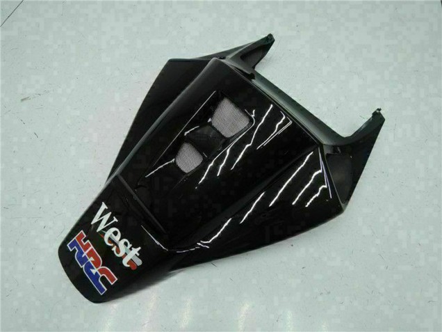 Honda CBR1000RR Motorrad Verkleidung 2004-2005 - Glanzendes Schwarz Weiss West Mobil Michelin