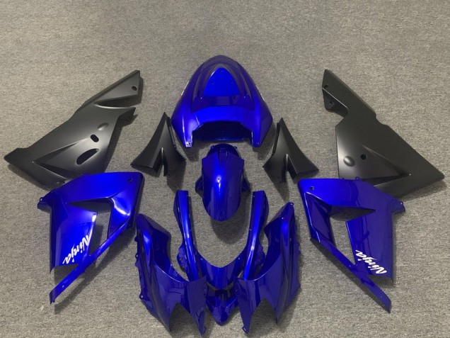 Kawasaki ZX10R Motorrad Verkleidung 2004-2005 - Glanzendes Blau und Schwarz