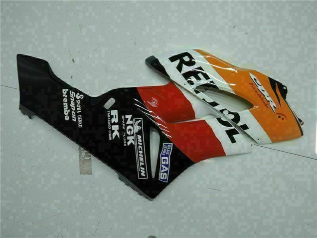 Honda CBR1000RR Motorrad Verkleidung 2004-2005 - Orange Weiss Rot Schwarz Repsol