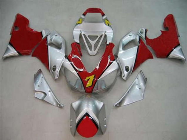 Yamaha R1 Motorrad Verkleidung 1998-1999 - Silber Rot Gelb 7