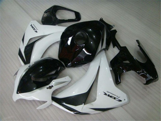 Honda CBR1000RR Motorrad Verkleidungen Kit 2008-2011 - Weiss Glanzendes Schwarz