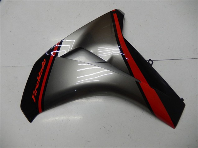 Honda CBR1000RR Motorrad Verkleidung 2008-2011 - Grau Rot Glanzendes Schwarz