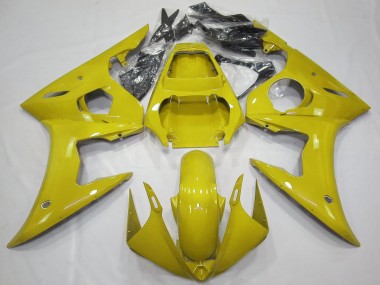 Yamaha R6 Motorrad Verkleidung 2003-2004 - Glanzendes Gelb