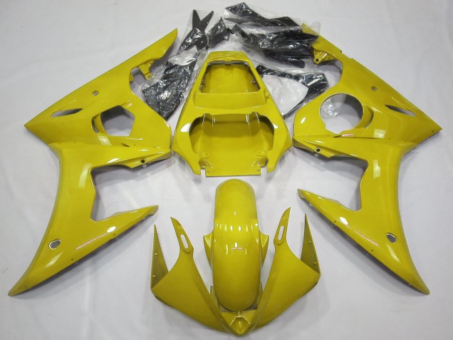 Yamaha R6 Motorrad Verkleidung 2003-2004 - Glanzendes Gelb