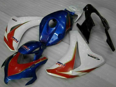 Honda CBR1000RR Motorrad Verkleidungen Kit 2008-2011 - Weiss Rot Blau HRC