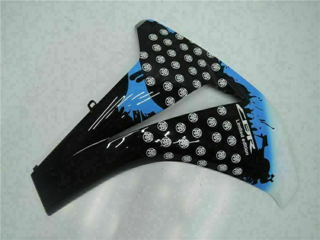 Honda CBR1000RR Motorrad Verkleidung 2008-2011 - Weiss Blau Glanzendes Schwarz