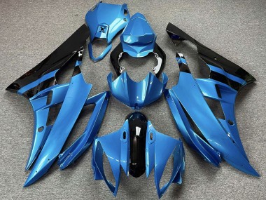 Yamaha R6 Motorrad Verkleidung 2006-2007 - Weiss Blau Rot Grun Dunlop Wudy Michelin Motul