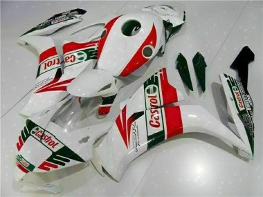 Honda CBR1000RR Motorrad Verkleidung 2012-2016 - Weiss Rot Grun Castrol