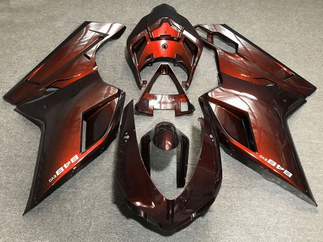 Ducati 848 Motorrad Verkleidung 2007-2014 - Rot