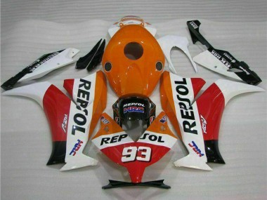 Honda CBR1000RR Motorrad Verkleidung 2012-2016 - Weiss Orange Rot Glanzendes Schwarz HRC Repsol 93