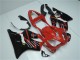 Honda CBR600 F4i Motorrad Verkleidung 2001-2003 - Rot Glanzendes Schwarz