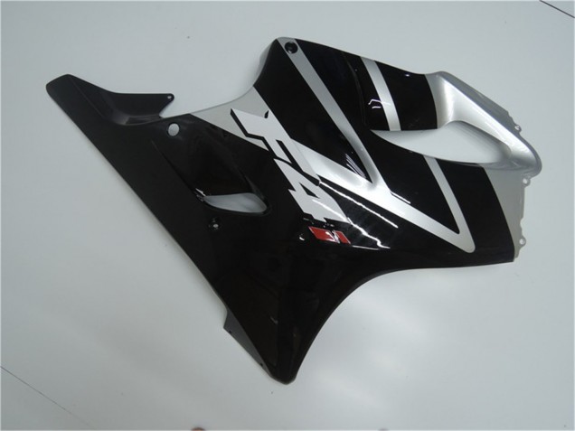 Honda CBR600 F4i Motorrad Verkleidung 2001-2003 - Silber Glanzendes Schwarz