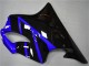 Honda CBR600 F4i Motorrad Verkleidung 2001-2003 - Blau Glanzendes Schwarz