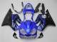 Honda CBR600 F4i Motorrad Verkleidung 2001-2003 - Blau Glanzendes Schwarz