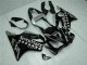 Honda CBR600 F4i Motorrad Verkleidung 2001-2003 - Glanzendes Schwarz Silber SevenStars