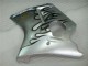 Honda CBR1100XX Blackbird Motorrad Verkleidung 1996-2007 - Silber Schwarz Flamme