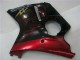 Honda CBR1100XX Blackbird Abs Motorrad Verkleidungen 1996-2007 - Glanzendes Schwarz Rot Flamme
