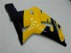 Suzuki GSXR 600/750 Motorrad Verkleidung 2001-2003 - Gelb Dunkel Blau Glanzendes Schwarz