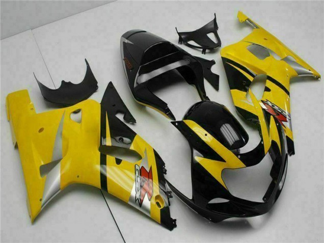 Suzuki GSXR 600/750 Motorrad Verkleidung 2001-2003 - Gelb Schwarz
