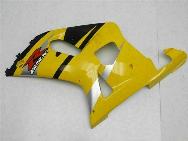 Suzuki GSXR 600/750 Motorrad Verkleidung 2001-2003 - Gelb Schwarz