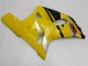 Suzuki GSXR 600/750 Motorrad Verkleidung 2001-2003 - Gelb Schwarz