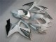 Suzuki GSXR 600/750 Motorrad Verkleidung 2006-2007 - Weiss Silber