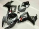 Suzuki GSXR 600/750 Motorrad Verkleidung 2006-2007 - Silber Grau Glanzendes Schwarz Rot